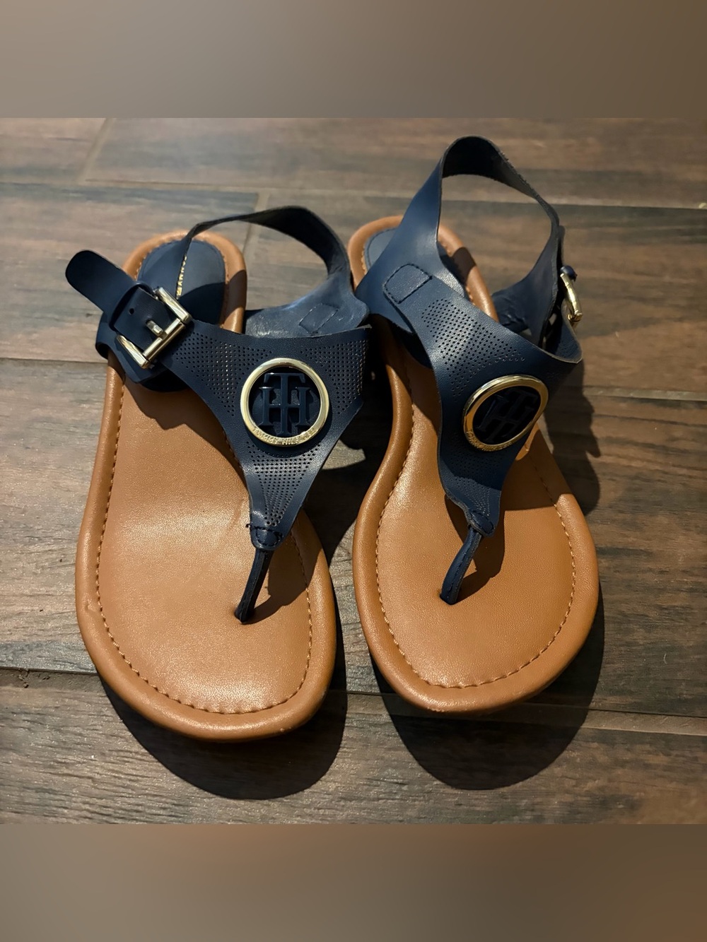 Tommy Hilfiger Women’s Navy Sandals